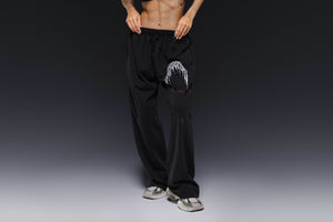 Straight pants PRESENCE bamboo washed grey