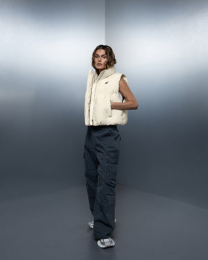 Women's vest THE ONE off-white