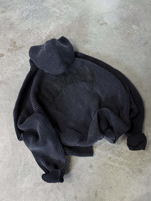 Zip-sweater MILLIONAIRE washed black