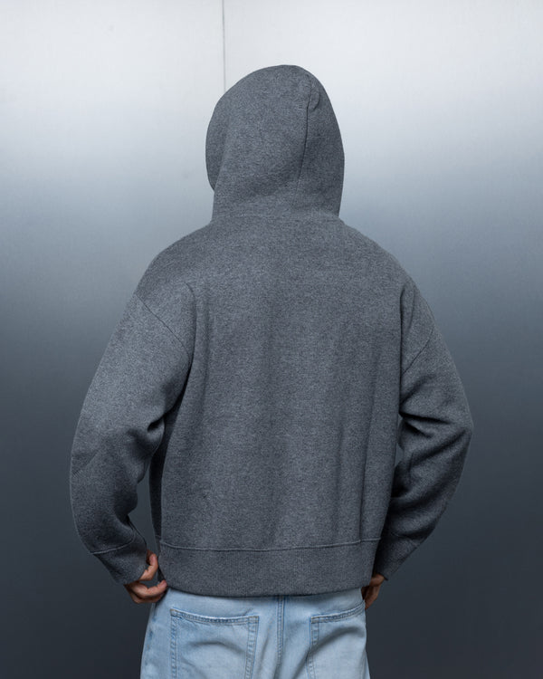 Zip-hoodie THE ONE ash gray