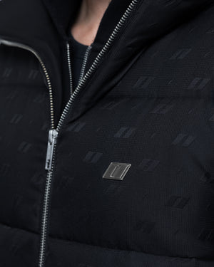Vest ZERO FORM monogram black