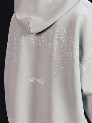 Zip-hoodie MILLIONAIRE platinum washed