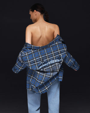 Overshirt MILLIONAIRE SKETCH washed blue