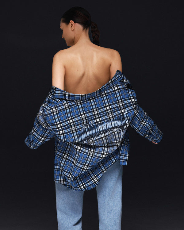 Overshirt MILLIONAIRE SKETCH washed blue
