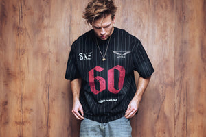 T-shirt jersey 60 washed black