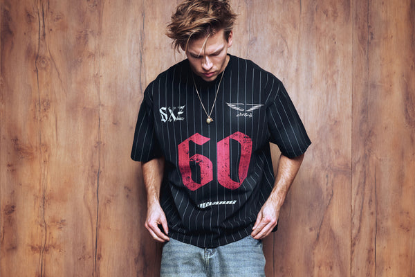 T-shirt jersey 60 washed black