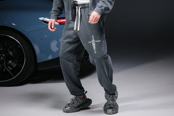 Joggers JESUS refined washed deep blue