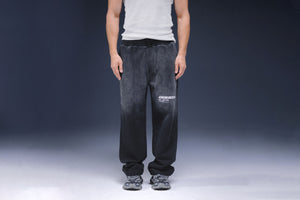 Straight pants ONE washed black