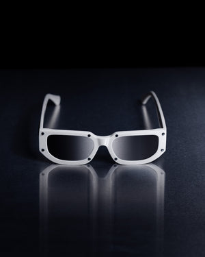 Sunglasses SIX ZEROS Hexagon UV 400 white