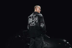 Overshirt icon. washed black