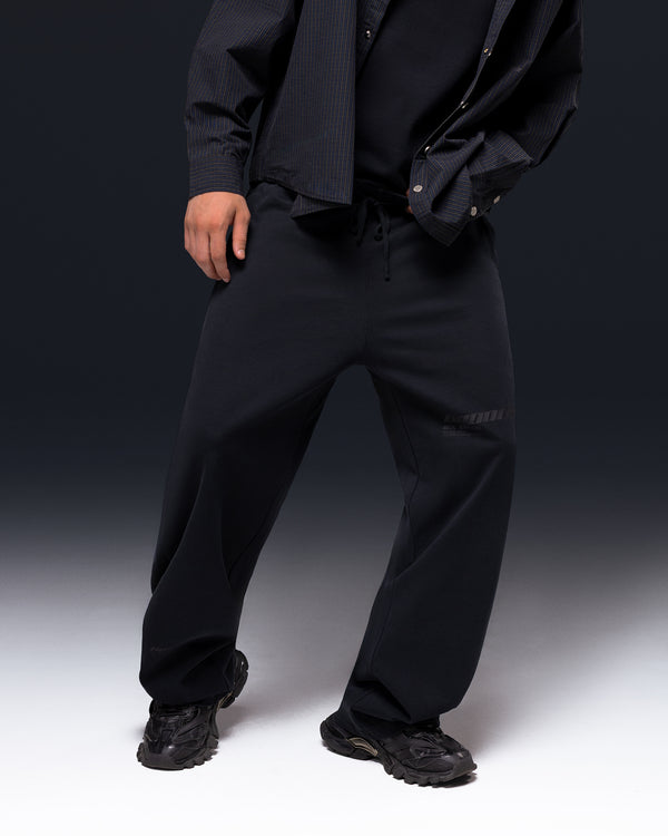 Straight pants ESSENTIAL ONE faded black