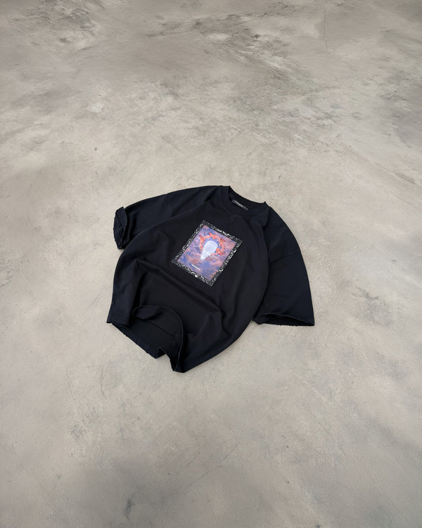 T-shirt SELESTIAL faded black