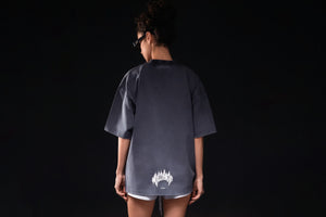T-shirt MILLIONAIRE FLAME washed deep blue
