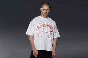 T-shirt ON MY GAME bamboo off-white
