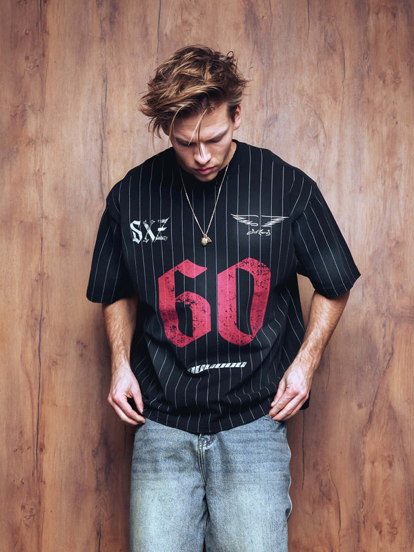 T-shirt jersey 60 washed black