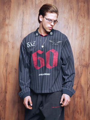 Longsleeve jersey 60 washed blue