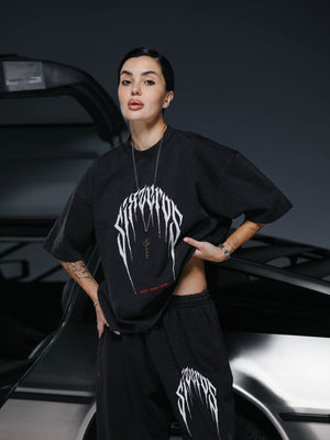 T-shirt PRESENSE bamboo washed grey