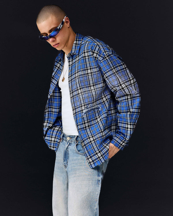 Overshirt MILLIONAIRE SKETCH washed blue