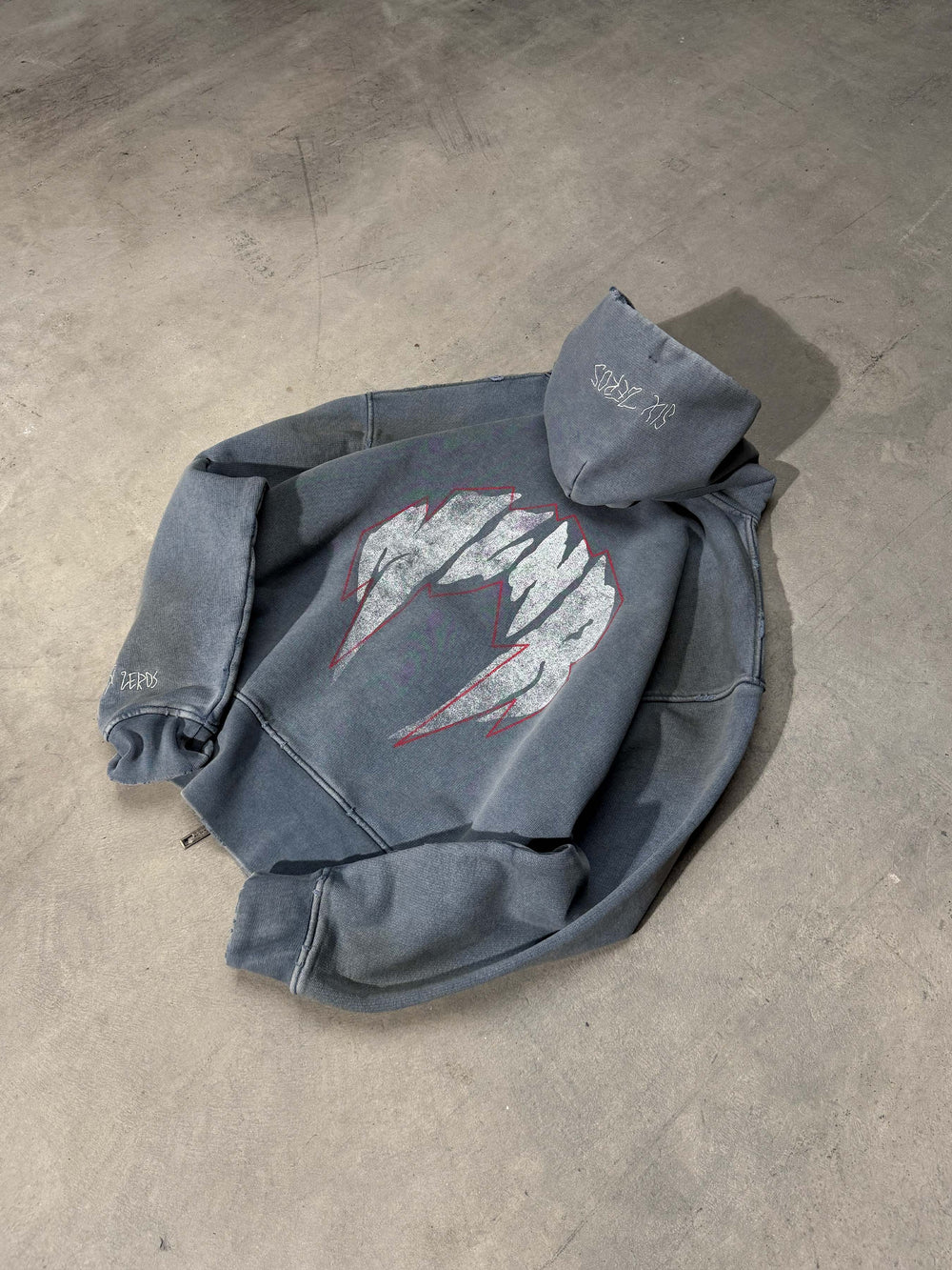 Zip-hoodie MLNR smoky blue