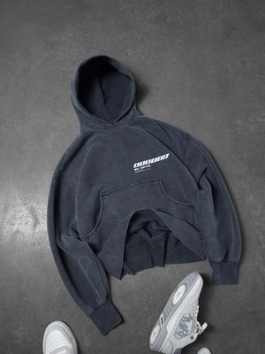 Hoodie SGV washed gray