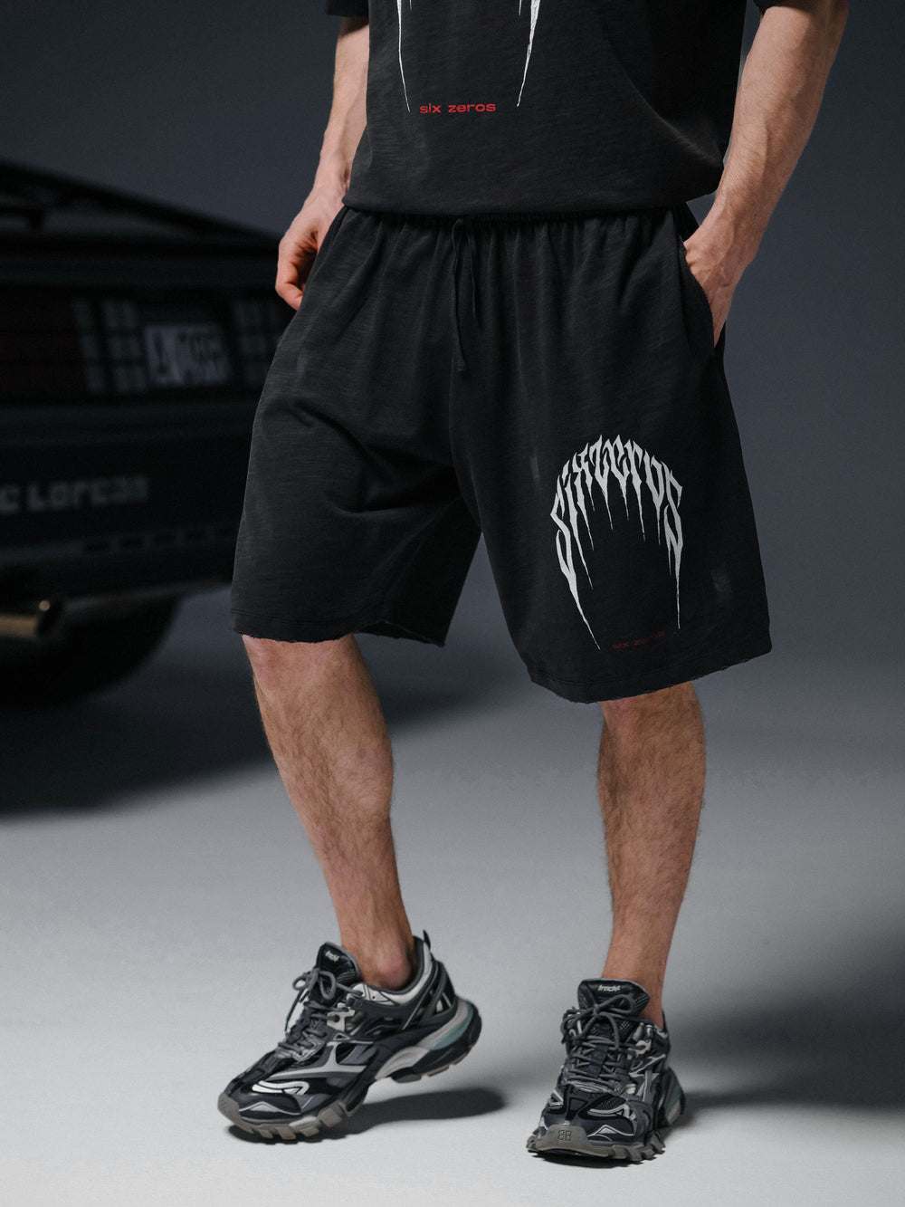 Shorts PRESENCE bamboo washed grey