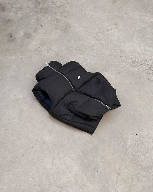 Vest ZERO FORM monogram black