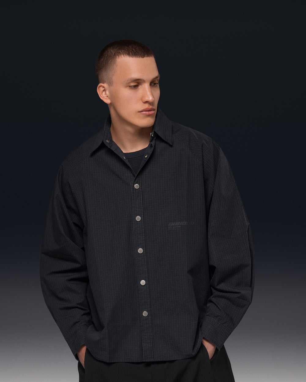 Overshirt ESSENTIAL ONE cold midnight