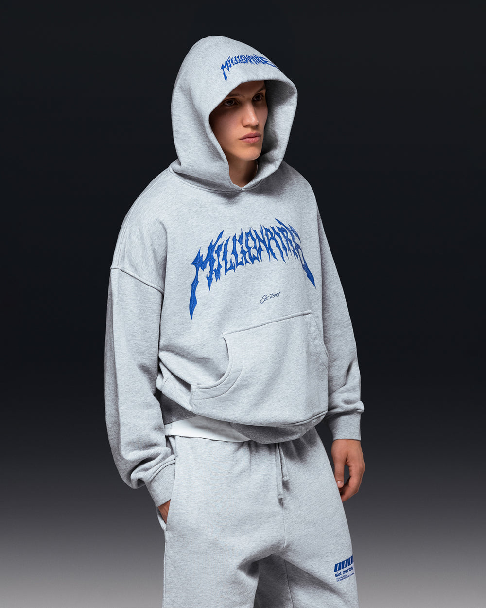Hoodie MILLIONAIRE Royal melange