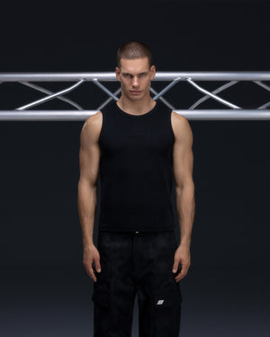 Ribben tank ESSENTIAL faded black