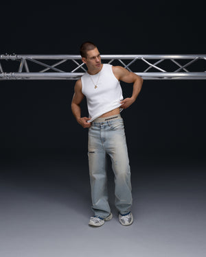 Ribben tank ESSENTIAL white