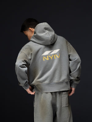 Zip-hoodie NYIV smoky blue