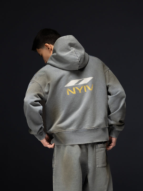 Zip-hoodie NYIV smoky blue