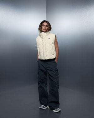 Women's vest THE ONE off-white