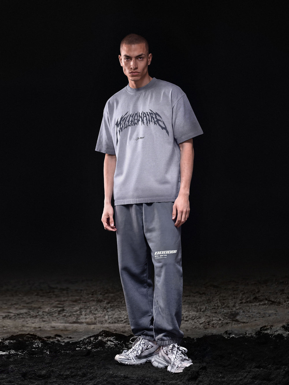 T-shirt Millionaire Royal grey shadow