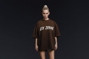 T-shirt TAPE rust brown