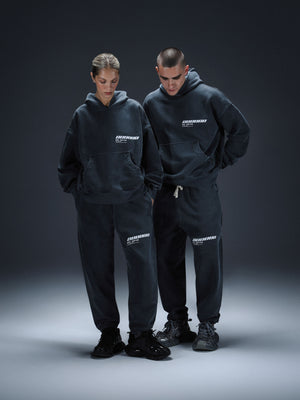 Hoodie Millionaire 2.0 washed deep blue