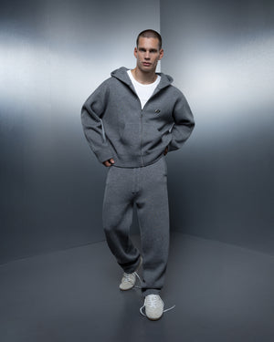 Straight pants THE ONE ash gray