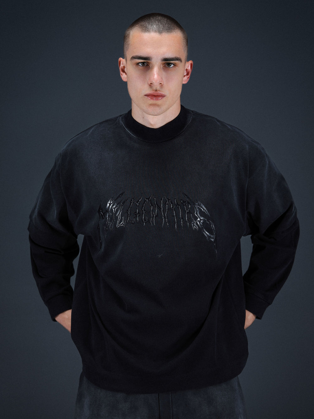 Longsleeve Royal washed black