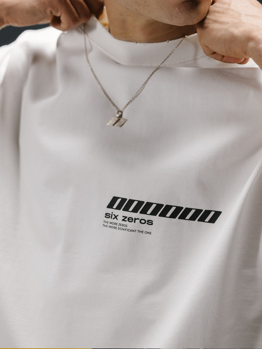 T-shirt MILLIONAIRE white/black