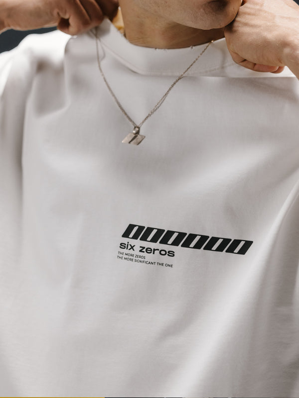 T-shirt MILLIONAIRE white/black
