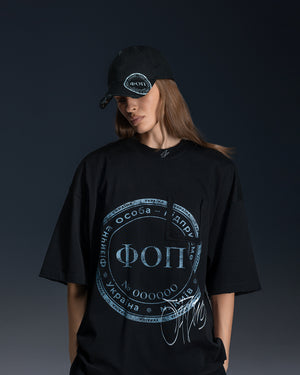 Cap SELF-OWNED faded black