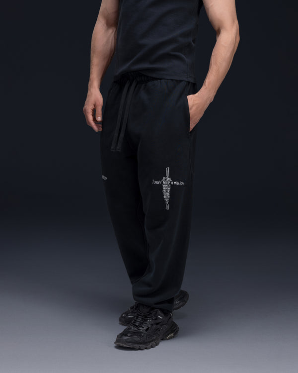 Joggers JESUS faded black