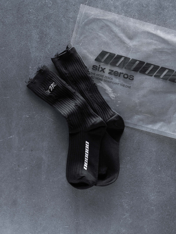 Socks SIX ZEROS black