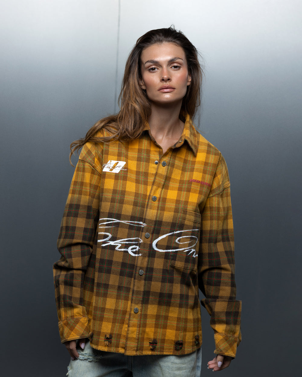Overshirt THE ONE vintage brown