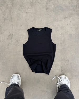 Ribben tank ESSENTIAL faded black