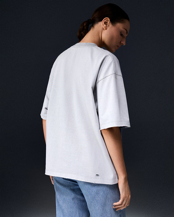 T-shirt SELF-OWNED platinum washed