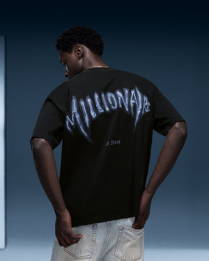 T-shirt MILLIONAIRE X-RAY faded black