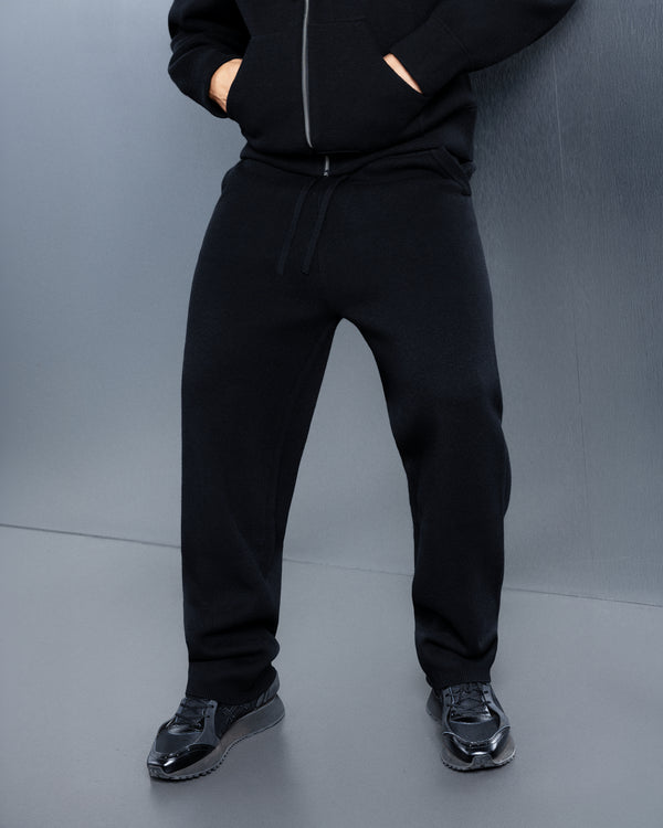 Straight pants THE ONE pure black