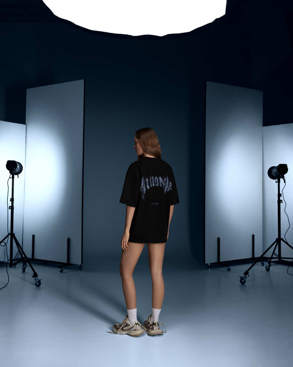 T-shirt MILLIONAIRE X-RAY faded black