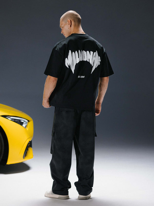 T-shirt MILLIONAIRE black/white